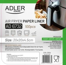 Wkłady do frytkownicy Adler 100x20 AD-6732